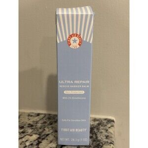 First Aid Beauty ULTRA REPAIR Rescue Barrier Balm.New In Original Box Exp 8-2026